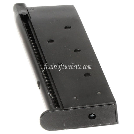 WE (WE-TECH) 13 Billes Gaz Chargeur Convient pour AW COMPACT NE10 Série / WE Single Stack Mini 1911 Série GBB Pistolet Airsoft Noir