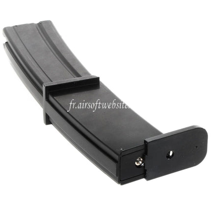 WE (WE-TECH) 44 Billes Gaz Chargeur Convient pour WE SMG-8 MP7 Série GBB SMG Fusil Airsoft Noir