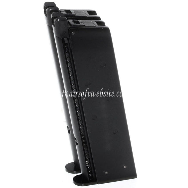 WE (WE-TECH) 32 Billes Double Canon Gaz Chargeur Convient pour AW MX Série / WE Double Canon 1911 Série GBB Pistolet Airsoft