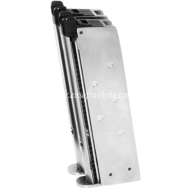 WE (WE-TECH) 32 Billes Double Canon Gaz Chargeur Convient pour AW MX Série / WE Double Canon 1911 Série GBB Pistolet Airsoft