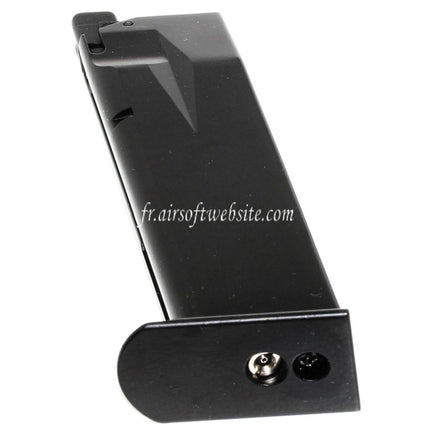 WE (WE-TECH) 26 Billes Gaz Chargeur Convient pour Cybergun Swiss Arms P226 WE F226 E2 Série GBB Pistolet Airsoft Noir