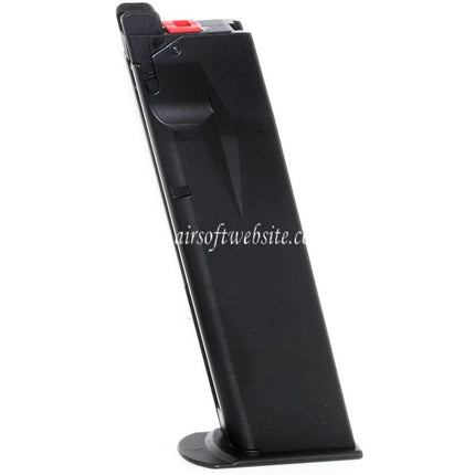 Cybergun Swiss Arms 22 Billes Gaz Chargeur Convient pour WE F226 Swiss Arms P226 Série GBB Pistolet Airsoft Noir