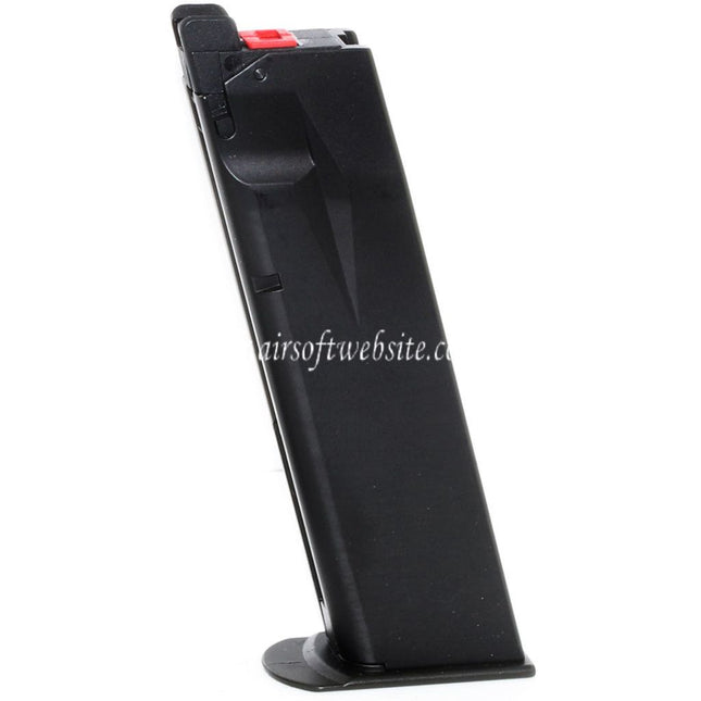 Cybergun Swiss Arms 22 Billes Gaz Chargeur Convient pour WE F226 Swiss Arms P226 Série GBB Pistolet Airsoft Noir