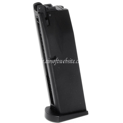 WE (WE-TECH) 26 Billes Co2 Chargeur Convient pour AW MB Série / KJW / Tokyo Marui / WE 902 M9 M92 GBB Pistolet Airsoft Noir