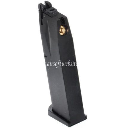 WE (WE-TECH) 26 Billes Co2 Chargeur Convient pour AW MB Série / KJW / Tokyo Marui / WE 902 M9 M92 GBB Pistolet Airsoft Noir