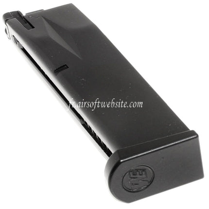 WE (WE-TECH) 26 Billes Co2 Chargeur Convient pour AW MB Série / KJW / Tokyo Marui / WE 902 M9 M92 GBB Pistolet Airsoft Noir
