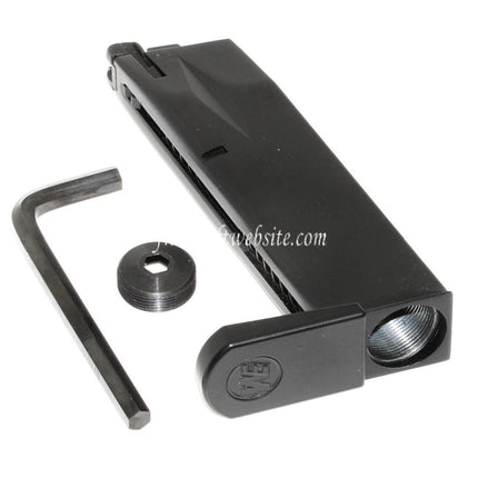 WE (WE-TECH) 26 Billes Co2 Chargeur Convient pour AW MB Série / KJW / Tokyo Marui / WE 902 M9 M92 GBB Pistolet Airsoft Noir