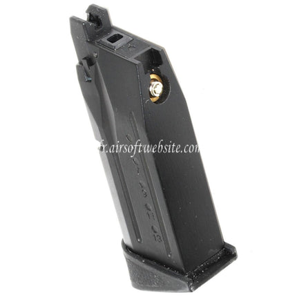 WE (WE-TECH) 15 Billes Gaz Chargeur Convient pour WE Big Bi Billes M&P Compact Série GBB Pistolet Airsoft Noir