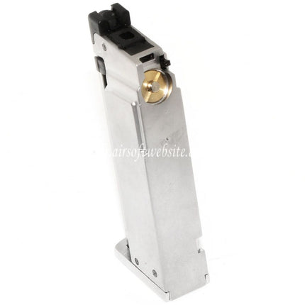 Cybergun 7 Billes Gaz Chargeur Convient pour WE CT25 COLT JUNIOR .25 Mighty Mouse GBB Pistolet Airsoft Argent