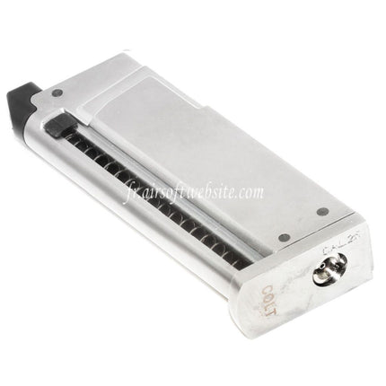 Cybergun 7 Billes Gaz Chargeur Convient pour WE CT25 COLT JUNIOR .25 Mighty Mouse GBB Pistolet Airsoft Argent