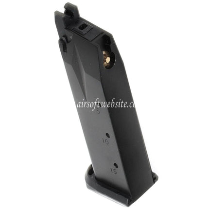 WE (WE-TECH) 23 Billes Co2 Chargeur Convient pour Standard and COMPACT P99 Série GBB Pistolet Airsoft Noir