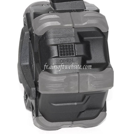 Armorer Works AW Custom 350 Billes Gaz Adaptive Chargeur Tambour Convient pour EMG SAI Red / AW NE Série / WE (WE-TECH) Single Stack 1911 GBB Pistolet Airsoft