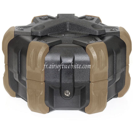 Armorer Works AW Custom 350 Billes Gaz Adaptive Chargeur Tambour Convient pour WE (WE-TECH) AP APACHE MP5 Série GBB Fusil Airsoft