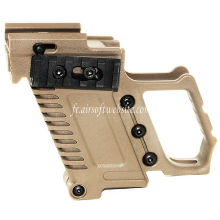 Double Bell Deux Côtés Rails Loading Conversion Kit Convient pour APS ARMY DOUBLE BELL AW WE Tokyo Marui G17 G18C G34 G35 Série GBB Pistolet Airsoft