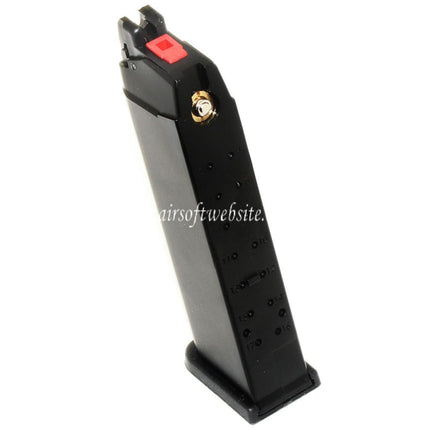 WE (WE-TECH) 26 Billes Galaxy Gaz Chargeur Convient pour WE MOS Optic Ready Slide Version EMG SAI BLU AW VX7 VX9 G17 G19 Série GBB Pistolet Airsoft Noir