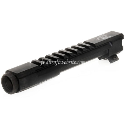 5KU Aluminum 20mm Railed Gaz Tube Convient pour LCT GHK AK Série AEG GBB Fusil Airsoft Noir