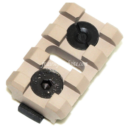 5KU B-2L 3-Slots 20mm Rail Section avec Vis Convient pour M-LOK Montage Système