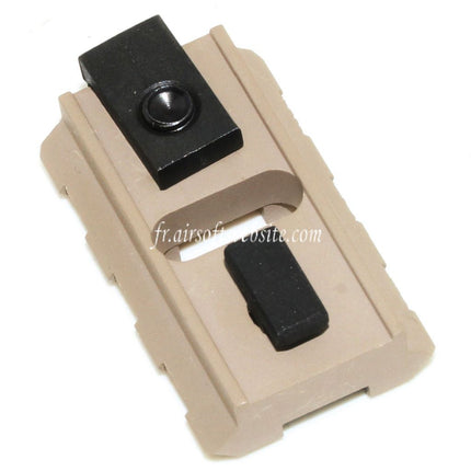 5KU B-2L 3-Slots 20mm Rail Section avec Vis Convient pour M-LOK Montage Système