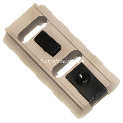 5KU B-2 4-Slots 20mm Rail Section avec Vis Convient pour M-LOK Montage Système
