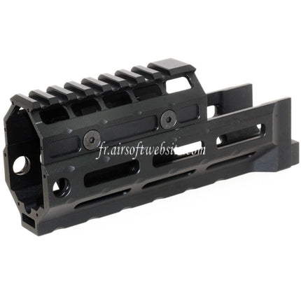 5KU 153mm M-LOK Universal Garde-Main Kit Rail System Convient pour LCT GHK CYMA D-BOYS E&L AK47 AK74 Série Fusil Airsoft Noir
