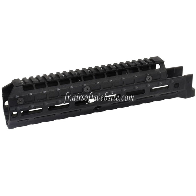 5KU 292mm Extended M-LOK Universal Garde-Main Kit Rail System Convient pour LCT GHK CYMA D-BOYS E&L AK47 AK74 Série Fusil Airsoft Noir