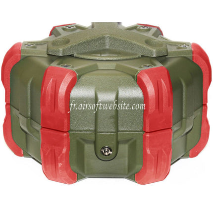 WE (WE-TECH) 350 Billes Gaz Chargeur Tambour Convient pour WE PCC Type 888 888C RARS R5C M4 M16 Série GBB Fusil Airsoft