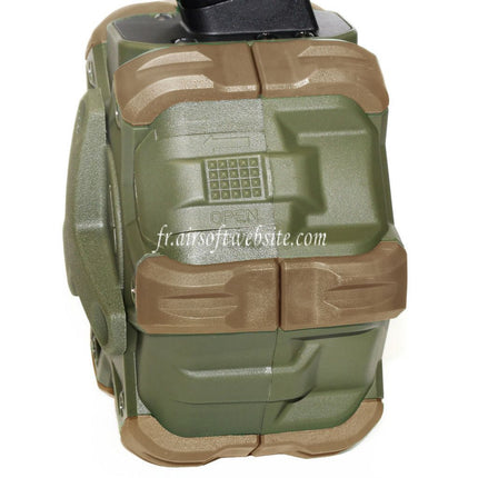 WE (WE-TECH) 350 Billes Gaz Chargeur Tambour Convient pour WE PCC Type 888 888C RARS R5C M4 M16 Série GBB Fusil Airsoft