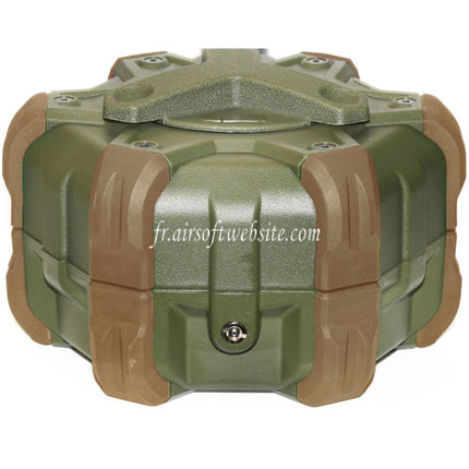WE (WE-TECH) 350 Billes Gaz Chargeur Tambour Convient pour WE PCC Type 888 888C RARS R5C M4 M16 Série GBB Fusil Airsoft
