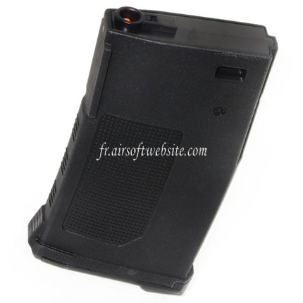 PTS 150 Billes EPM-LR Mid-Cap Enhanced Polymère Chargeur Convient pour A&K G&P SR25/XM110 Série AEG Fusil Airsoft Noir