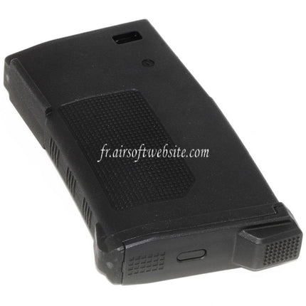 PTS 150 Billes EPM-LR Mid-Cap Enhanced Polymère Chargeur Convient pour A&K G&P SR25/XM110 Série AEG Fusil Airsoft Noir
