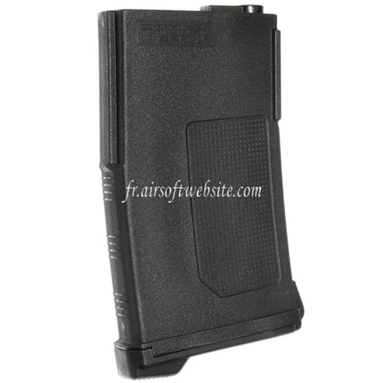 PTS 150 Billes EPM-LR Mid-Cap Enhanced Polymère Chargeur Convient pour A&K G&P SR25/XM110 Série AEG Fusil Airsoft Noir
