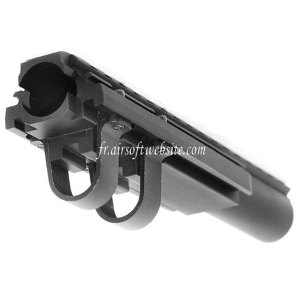 CYMA 20mm Haut Garde-Main Top Railed Gaz Tube Convient pour AK Série AEG GBB Fusil Airsoft Noir