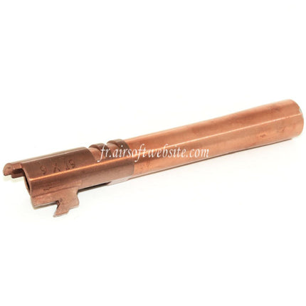 Armorer Works AW Custom 134mm/138mm Canon Extérieur Convient pour EMG STI TTI / AW / WE / Tokyo Marui Hi-Capa 5.4 Variants GBB Pistolet Airsoft Or Rose