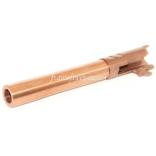 Armorer Works AW Custom 134mm/138mm Canon Extérieur Convient pour EMG STI TTI / AW / WE / Tokyo Marui Hi-Capa 5.4 Variants GBB Pistolet Airsoft Or Rose