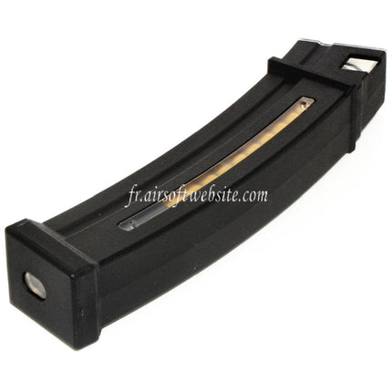 CYMA 130 Billes Mid-Cap Chargeur Convient pour Classic Army / CYMA / G&P / Golden Eagle / JG / SRC / Tokyo Marui MP5 Série AEG Fusil Airsoft Noir