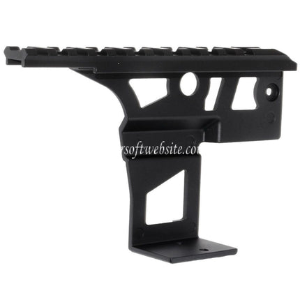 CYMA Optique Lunette Rail Montage Base Convient pour CYMA Classic Army ICS JG Tokyo Marui AK Série AEG Fusil Airsoft Noir