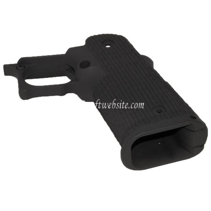 ARMY ARMAMENT Pointillé Pistolet Poignée Le Châssis Convient pour R501 Costa Carry Comp R601 TTI Combat Master EMG AW WE Tokyo Marui Hi-Capa Série GBB Pistolet Airsoft