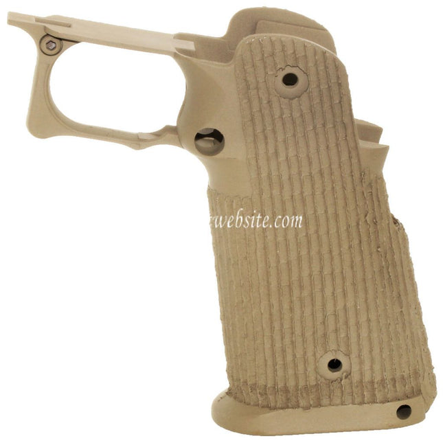 ARMY ARMAMENT Pointillé Pistolet Poignée Le Châssis Convient pour R501 Costa Carry Comp R601 TTI Combat Master EMG AW WE Tokyo Marui Hi-Capa Série GBB Pistolet Airsoft