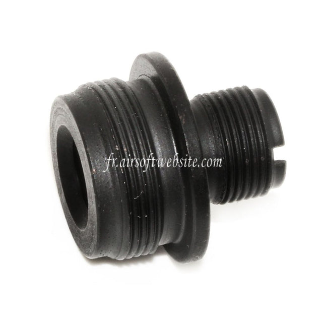 Airsoft Website Canon Silencieux Muzzle Adaptateur -14mm CCW / +22mm CW Convient pour Maruzen APS2 SV/OR Série Sniper