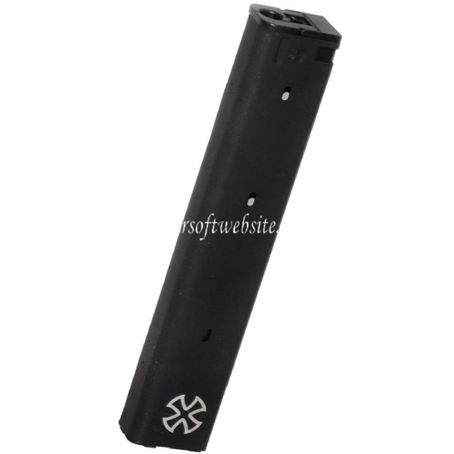 APS EMG 220 Billes Hi-Cap Chargeur Convient pour EMG Noveske Space Invader PCC Série AEG Fusil Airsoft Noir