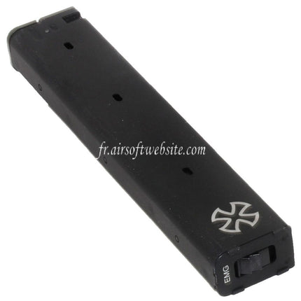 APS EMG 220 Billes Hi-Cap Chargeur Convient pour EMG Noveske Space Invader PCC Série AEG Fusil Airsoft Noir