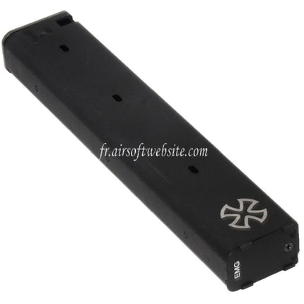 APS EMG 48 Billes Mid-Cap Chargeur Convient pour EMG Noveske Space Invader PCC Série AEG Fusil Airsoft Noir