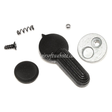 E&C Sélecteur Set Convient pour E&C Tokyo Marui M4 M16 Série AEG Fusil Airsoft Noir