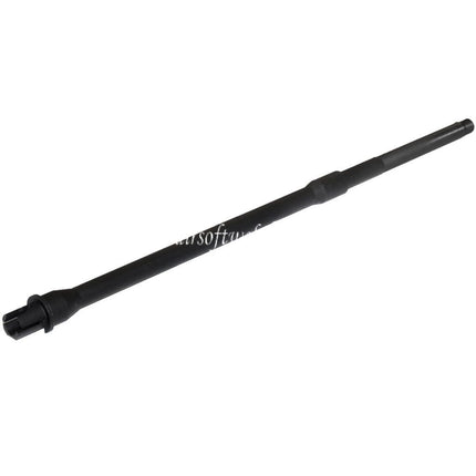E&C 19.5/20 Pouces Aluminium Canon Extérieur -14mm CCW sens antihoraire Convient pour M16VN M16A1 Série AEG Fusil Airsoft Noir