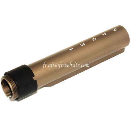 E&C 168mm 5-Positions Extended Crosse Buffer Tube Adaptateur Convient pour E&C 416A5 Série AEG Fusil Airsoft