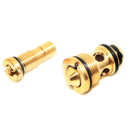E&C 2pièces Entrée Sortie Vanne Convient pour E&C Tokyo Marui G17 G19 Série GBB Pistolet Airsoft Chargeur