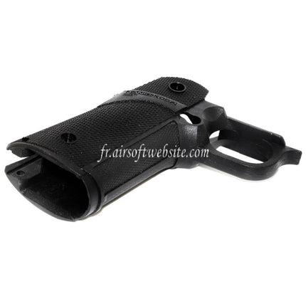 KF Airsoft Polymère Pistolet Poignée Le Châssis Convient pour KJ Works AW WE-TECH Tokyo Marui Hi-Capa Série GBB Pistolet Noir