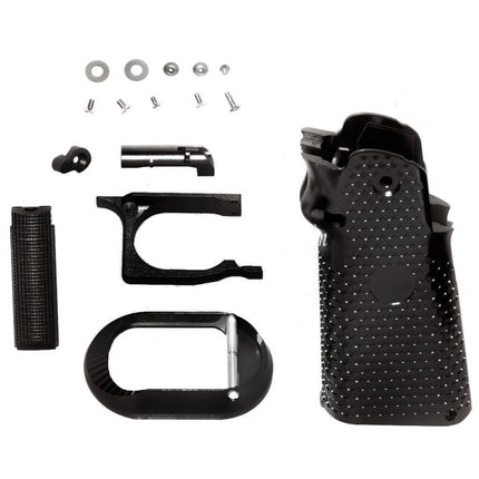 KF Airsoft CNC Aluminum Pistolet Poignée Le Châssis Ensemble Convient pour ARMY ARMAMENT R501 R601 R603 EMG AW WE Tokyo Marui Hi-Capa Série GBB Pistolet