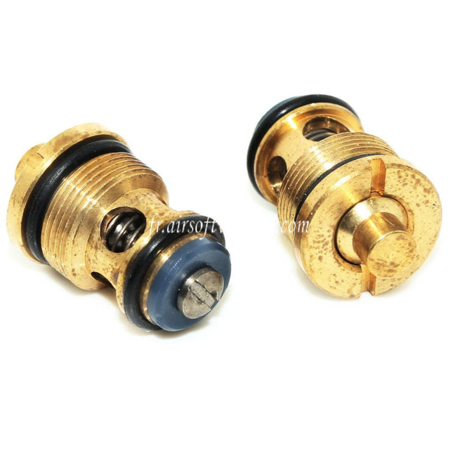 WE (WE-TECH) 2pièces Sortie Vanne Convient pour Armorer Works AW WE G17 M9 XDM P99 CO2 Série GBB Pistolet Airsoft Chargeur