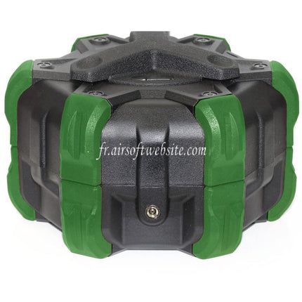 Armorer Works AW Custom 350 Billes Gaz Adaptive Chargeur Tambour Convient pour G17 G18C G-Série GBB Pistolet Airsoft